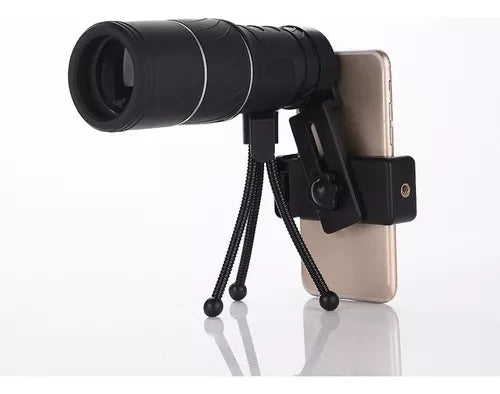 Monocular con soporte para teléfono