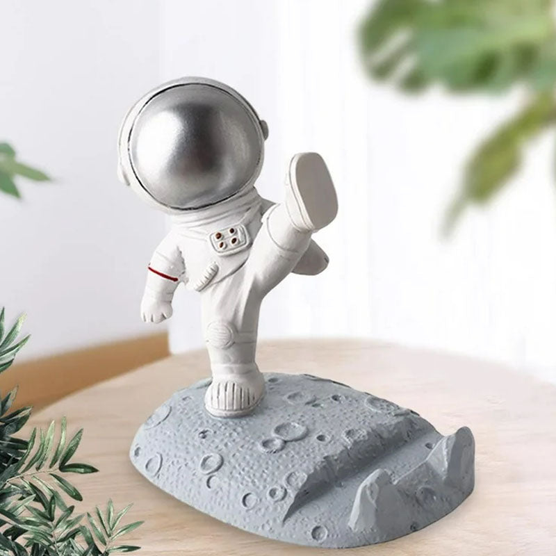 Soporte de mesa para celular de astronauta
