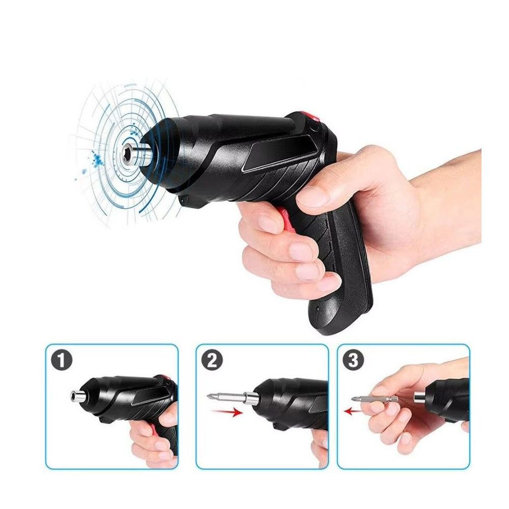 Kit mini destornillador con extensible